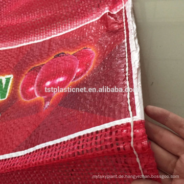 PP Tubular Net Bag für Zwiebeln, Kartoffeln, Gemüse, ...